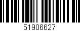 Código de barras (EAN, GTIN, SKU, ISBN): '51906627'