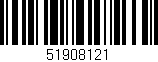 Código de barras (EAN, GTIN, SKU, ISBN): '51908121'