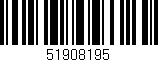 Código de barras (EAN, GTIN, SKU, ISBN): '51908195'