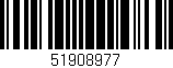 Código de barras (EAN, GTIN, SKU, ISBN): '51908977'