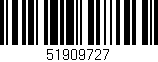 Código de barras (EAN, GTIN, SKU, ISBN): '51909727'