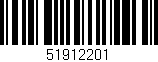 Código de barras (EAN, GTIN, SKU, ISBN): '51912201'
