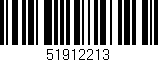 Código de barras (EAN, GTIN, SKU, ISBN): '51912213'