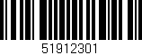 Código de barras (EAN, GTIN, SKU, ISBN): '51912301'