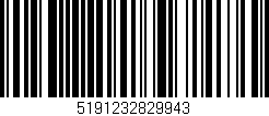 Código de barras (EAN, GTIN, SKU, ISBN): '5191232829943'