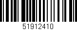 Código de barras (EAN, GTIN, SKU, ISBN): '51912410'
