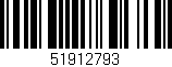 Código de barras (EAN, GTIN, SKU, ISBN): '51912793'