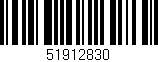 Código de barras (EAN, GTIN, SKU, ISBN): '51912830'