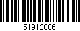 Código de barras (EAN, GTIN, SKU, ISBN): '51912886'