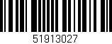 Código de barras (EAN, GTIN, SKU, ISBN): '51913027'