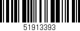 Código de barras (EAN, GTIN, SKU, ISBN): '51913393'