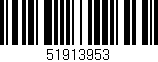 Código de barras (EAN, GTIN, SKU, ISBN): '51913953'