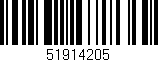 Código de barras (EAN, GTIN, SKU, ISBN): '51914205'