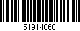 Código de barras (EAN, GTIN, SKU, ISBN): '51914860'