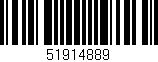 Código de barras (EAN, GTIN, SKU, ISBN): '51914889'