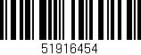 Código de barras (EAN, GTIN, SKU, ISBN): '51916454'