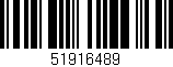 Código de barras (EAN, GTIN, SKU, ISBN): '51916489'