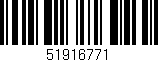 Código de barras (EAN, GTIN, SKU, ISBN): '51916771'