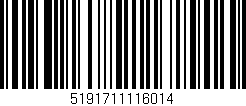 Código de barras (EAN, GTIN, SKU, ISBN): '5191711116014'