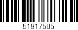 Código de barras (EAN, GTIN, SKU, ISBN): '51917505'