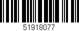 Código de barras (EAN, GTIN, SKU, ISBN): '51918077'