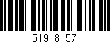 Código de barras (EAN, GTIN, SKU, ISBN): '51918157'