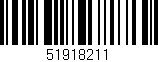 Código de barras (EAN, GTIN, SKU, ISBN): '51918211'