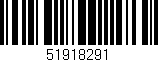 Código de barras (EAN, GTIN, SKU, ISBN): '51918291'