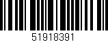 Código de barras (EAN, GTIN, SKU, ISBN): '51918391'