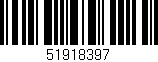 Código de barras (EAN, GTIN, SKU, ISBN): '51918397'
