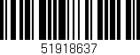 Código de barras (EAN, GTIN, SKU, ISBN): '51918637'