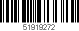 Código de barras (EAN, GTIN, SKU, ISBN): '51919272'