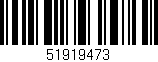 Código de barras (EAN, GTIN, SKU, ISBN): '51919473'