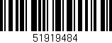Código de barras (EAN, GTIN, SKU, ISBN): '51919484'