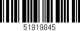 Código de barras (EAN, GTIN, SKU, ISBN): '51919845'