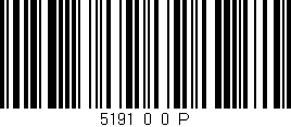 Código de barras (EAN, GTIN, SKU, ISBN): '5191_0_0_P'