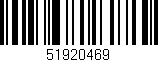 Código de barras (EAN, GTIN, SKU, ISBN): '51920469'
