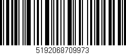 Código de barras (EAN, GTIN, SKU, ISBN): '5192068709973'