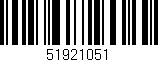 Código de barras (EAN, GTIN, SKU, ISBN): '51921051'