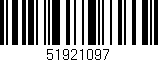 Código de barras (EAN, GTIN, SKU, ISBN): '51921097'