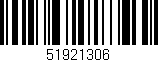 Código de barras (EAN, GTIN, SKU, ISBN): '51921306'