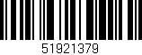Código de barras (EAN, GTIN, SKU, ISBN): '51921379'