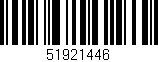 Código de barras (EAN, GTIN, SKU, ISBN): '51921446'
