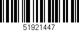 Código de barras (EAN, GTIN, SKU, ISBN): '51921447'