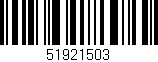 Código de barras (EAN, GTIN, SKU, ISBN): '51921503'