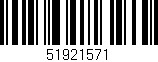 Código de barras (EAN, GTIN, SKU, ISBN): '51921571'