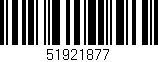 Código de barras (EAN, GTIN, SKU, ISBN): '51921877'