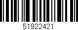 Código de barras (EAN, GTIN, SKU, ISBN): '51922421'