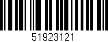 Código de barras (EAN, GTIN, SKU, ISBN): '51923121'