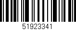 Código de barras (EAN, GTIN, SKU, ISBN): '51923341'